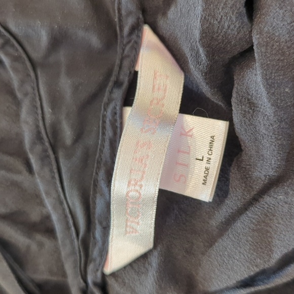 Y2K Victoria's Secret Black Strap Silk Collection Slip Mini Dress Beaded Vtg Y2K - Picture 7 of 11